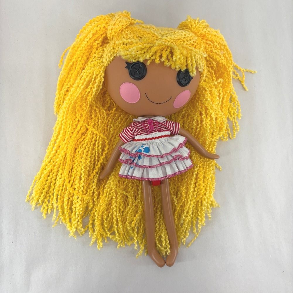 Lalaloopsy Spot Splatter Splash Full Size Large Doll Yellow Yarn Hair MGA 2013